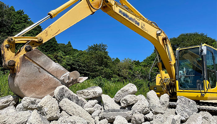 地域のインフラを支える建設工事